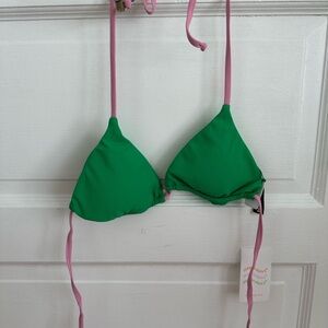 Dippin' Daisy's Green and Pink Bikini